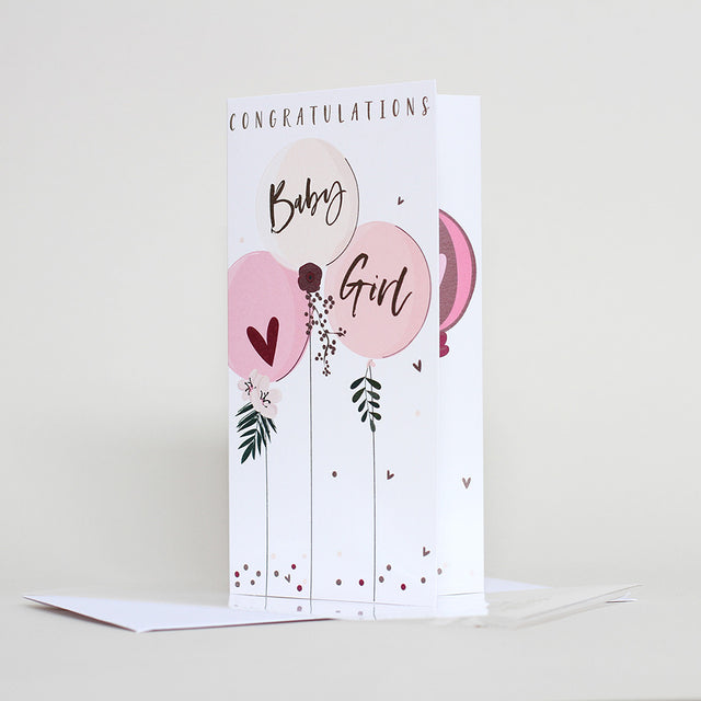 Baby Girl Money Wallet - Balloons