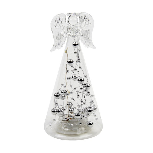Glass Angel With Lights