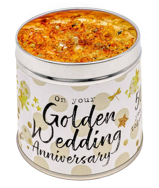 Just Because Anniversary Candle - Golden