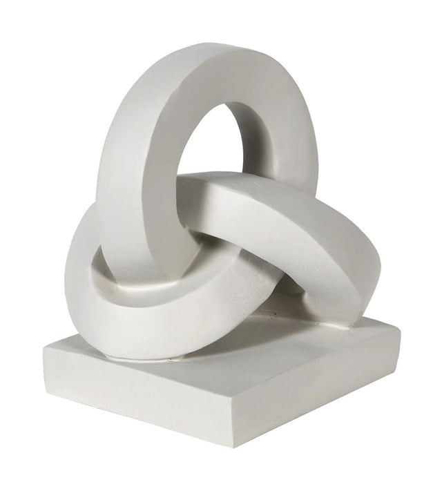 Grey Resin Link Decorative Sculpture