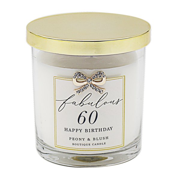 60th Birthday Candle
