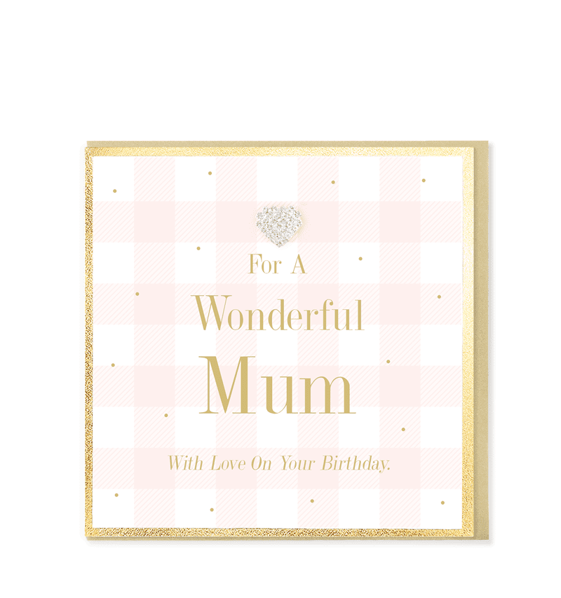 Heart Designs Mum Birthday Card