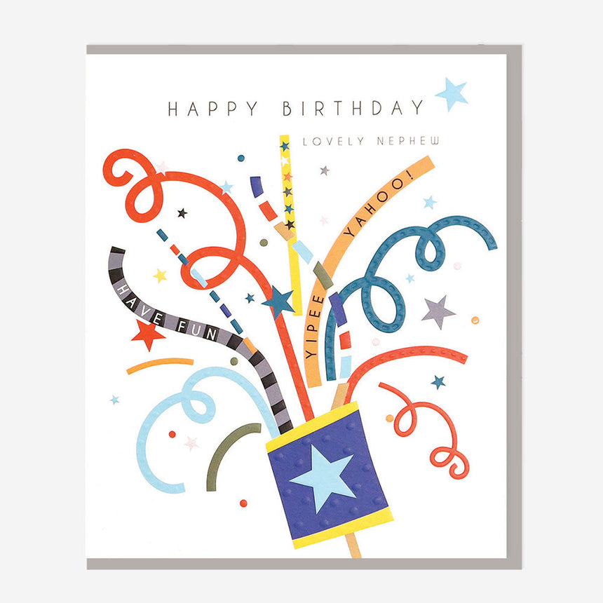 Belly Button Giftware Nephew Birthday Card