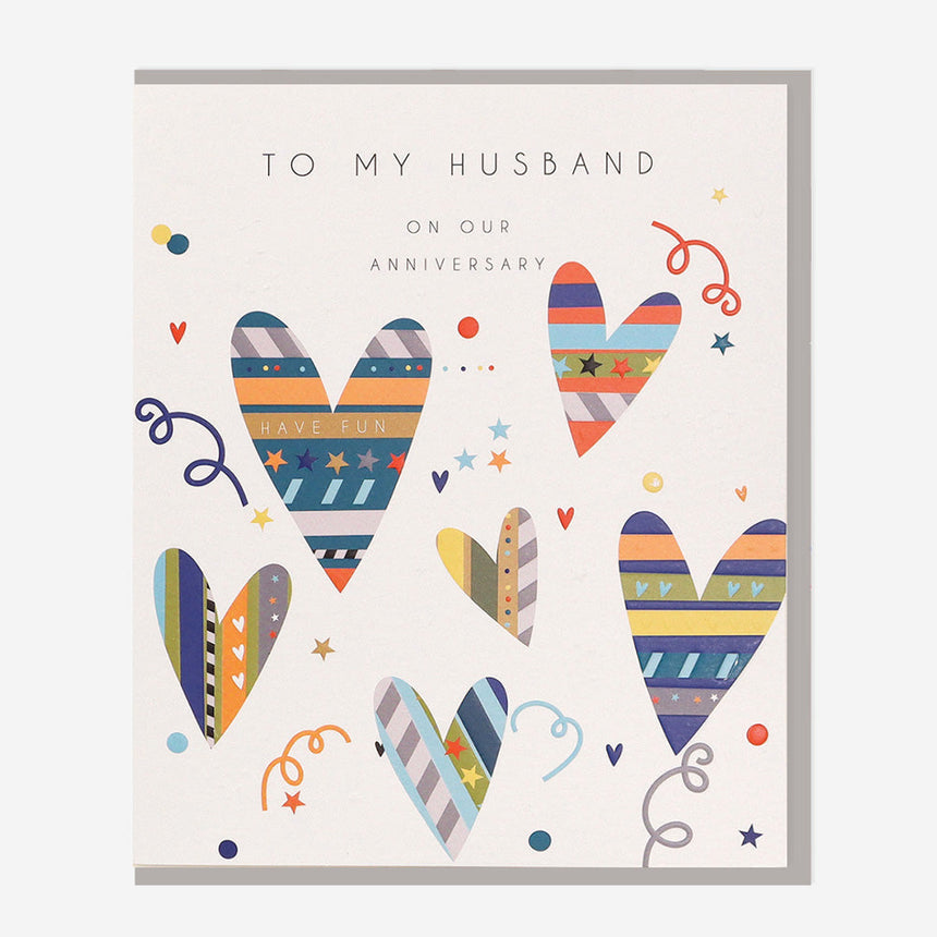 Belly Button Giftware Husband Anniversary Card