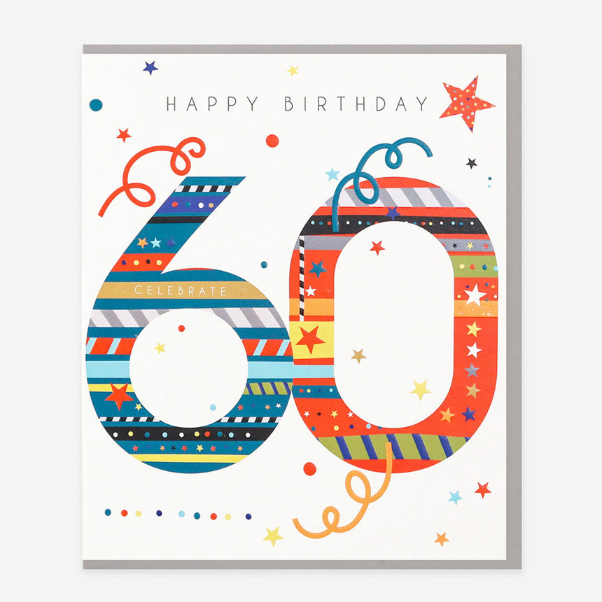 Belly Button Giftware Male 60th Birthday Card