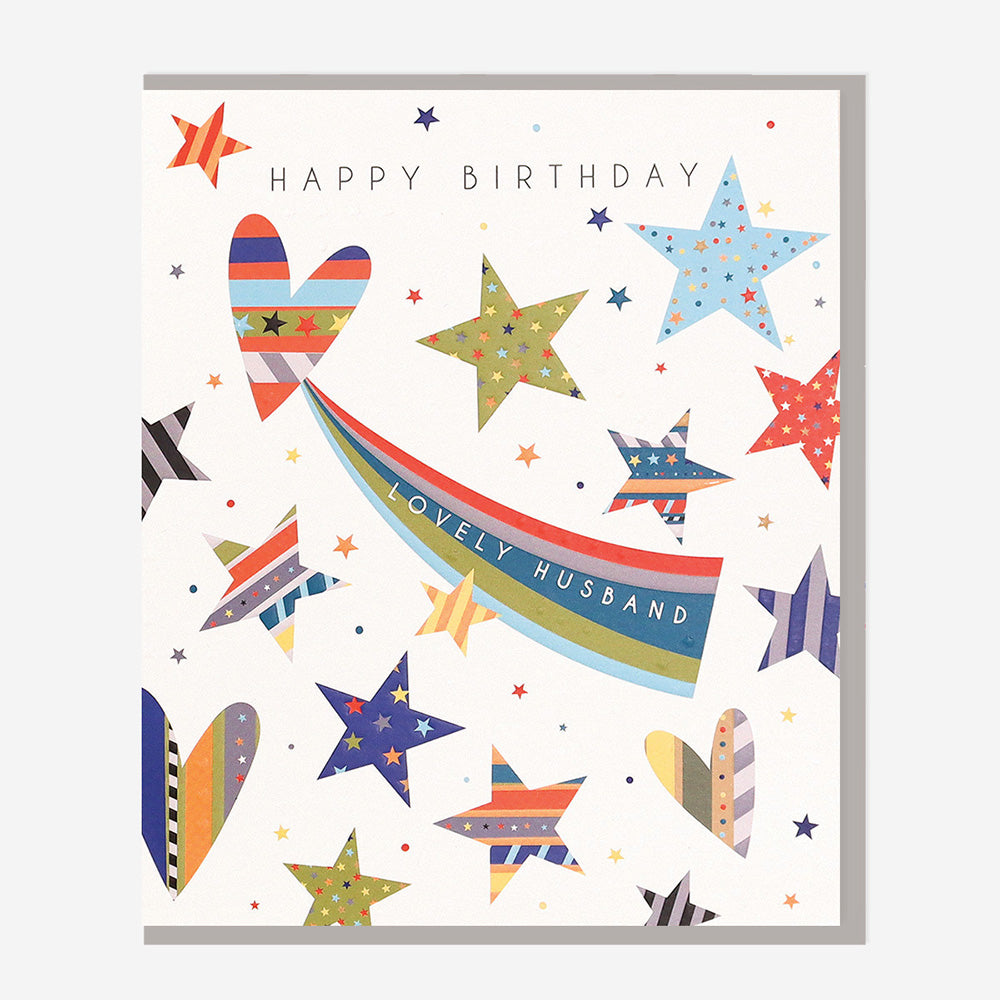 Belly Button Giftware Husband Birthday Card