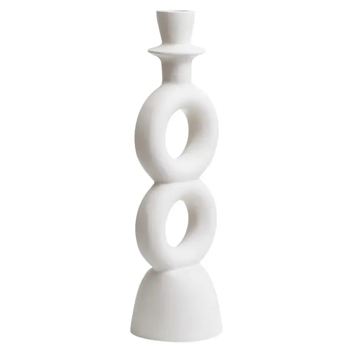 Hapax Cream Candle Holder