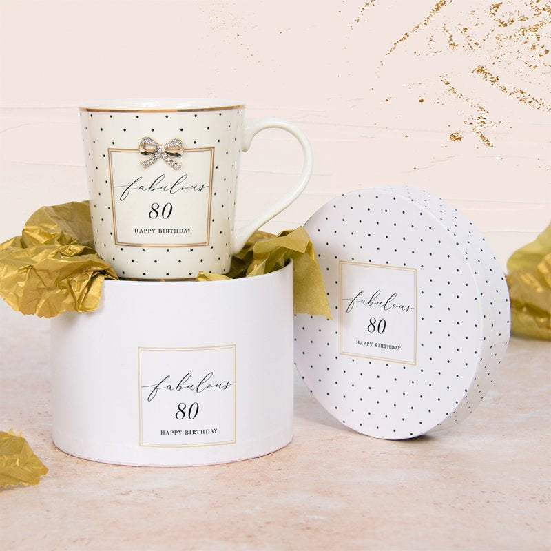 80th Birthday Mug