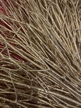 Large Champagne Gold Bamboo Twig Star