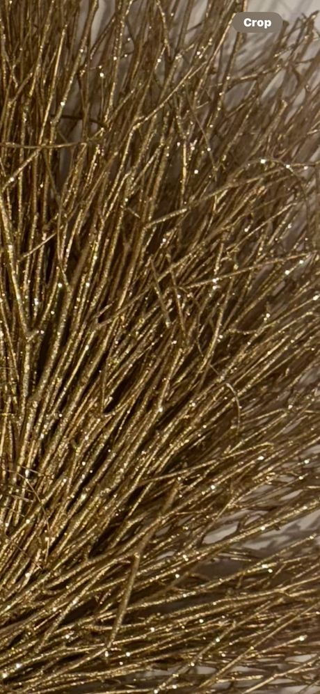 70cm Gold Birch Wreath