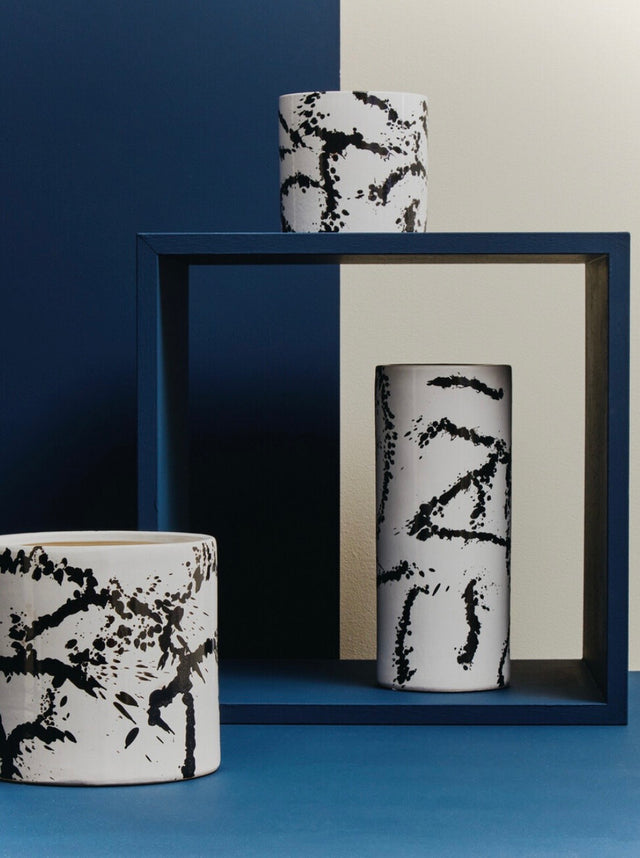 Sorrell Black/White Planter - Small