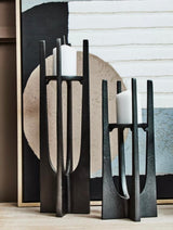 Dante Black Candle Holder -  Small