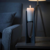 Dante Black Candle Holder -  Small