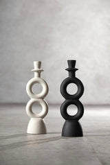 Hapax Black Candle Holder