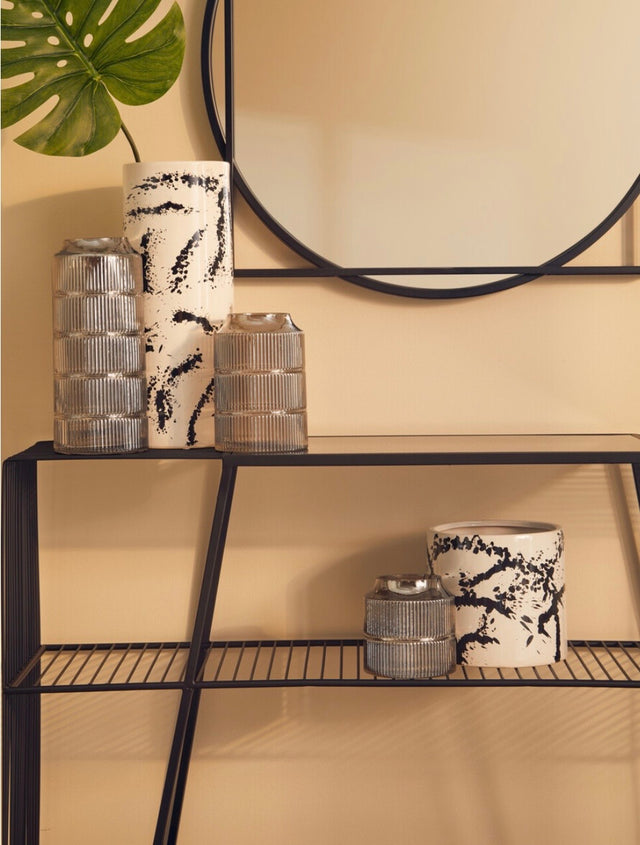 Sorrell Black/White Planter - Large