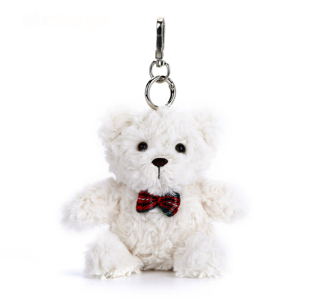 Cream Bear Bag Charm