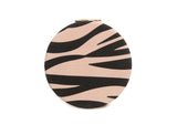 AW Round Compact Mirror - Zebra