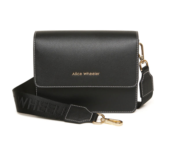 AW Sloane Camera Crossbody Bag - Black