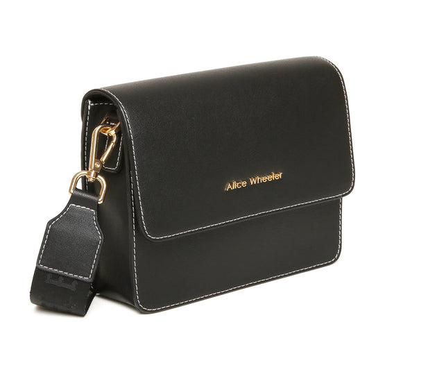 AW Sloane Camera Crossbody Bag - Black