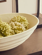 Ivory Rippled Bowl
