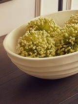 Ivory Rippled Bowl