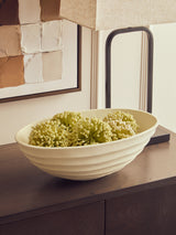 Ivory Rippled Bowl