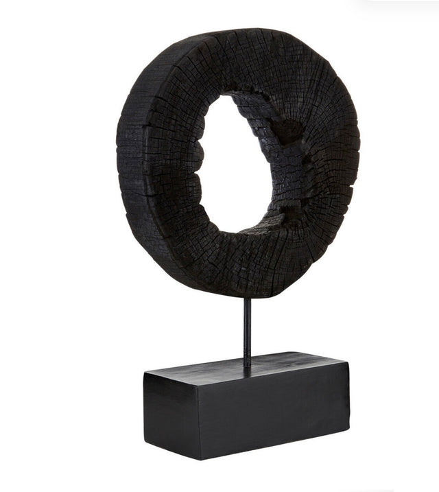 Mango Wood Sculpture On stand - Small