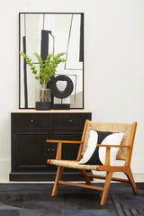 Mango Wood Sculpture On stand - Small