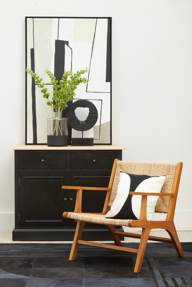 Mango Wood Sculpture On stand - Small