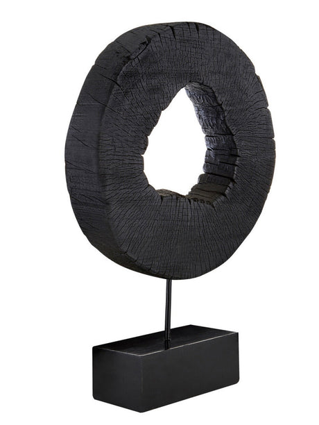 Mango Wood Sculpture On stand - Large
