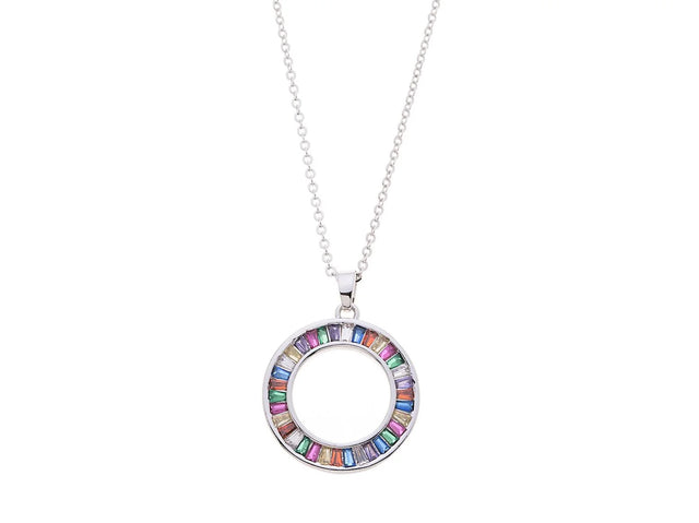 Zirconia Multi Coloured Necklace