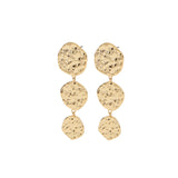 Gold Disc Earrings