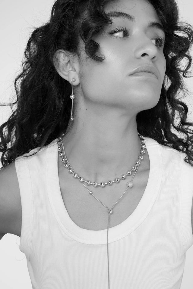 Tutti Align Necklace - Silver