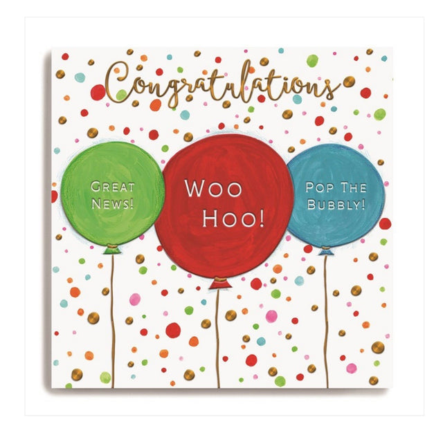 Congratulations Balloon Card