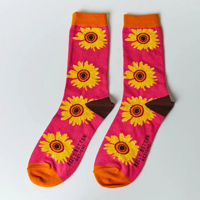 Sunflower Bamboo Socks