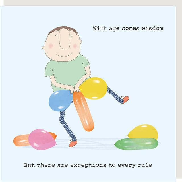Male Funny Exceptions Card