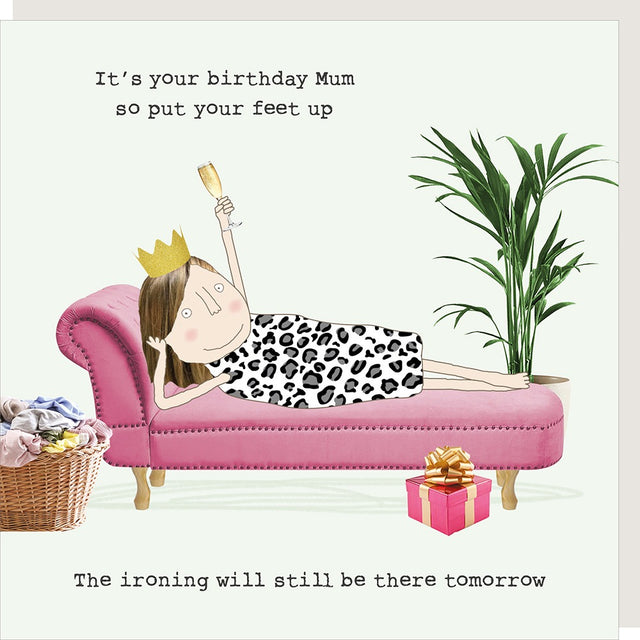 Mum Feet Up Card