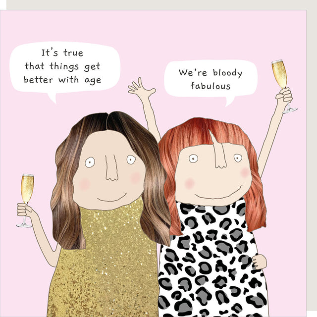 Female Bloody Fab Card