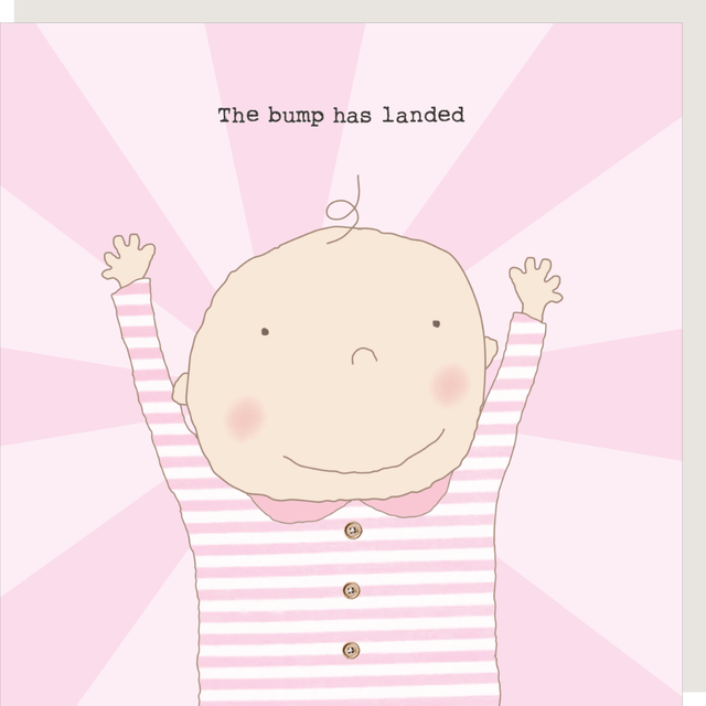 Girl Bump Landed Card