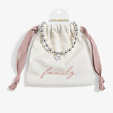 Joma Words To Treasure "Family" with Pouch Bracelets
