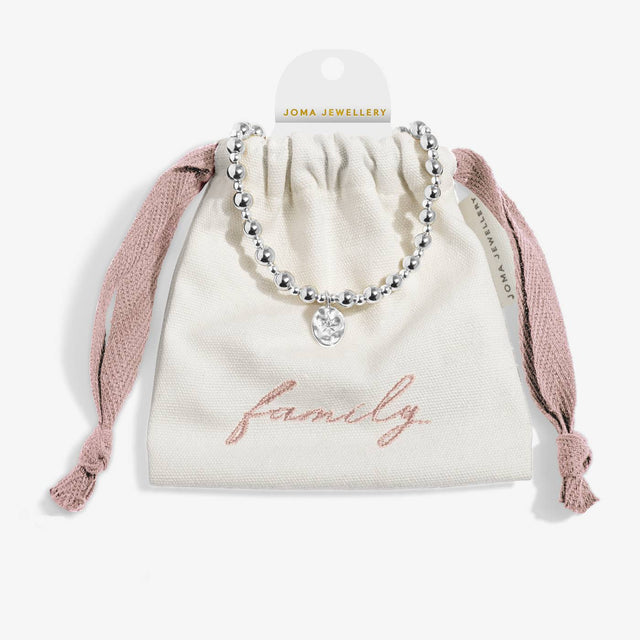 Joma Words To Treasure "Family" with Pouch Bracelets