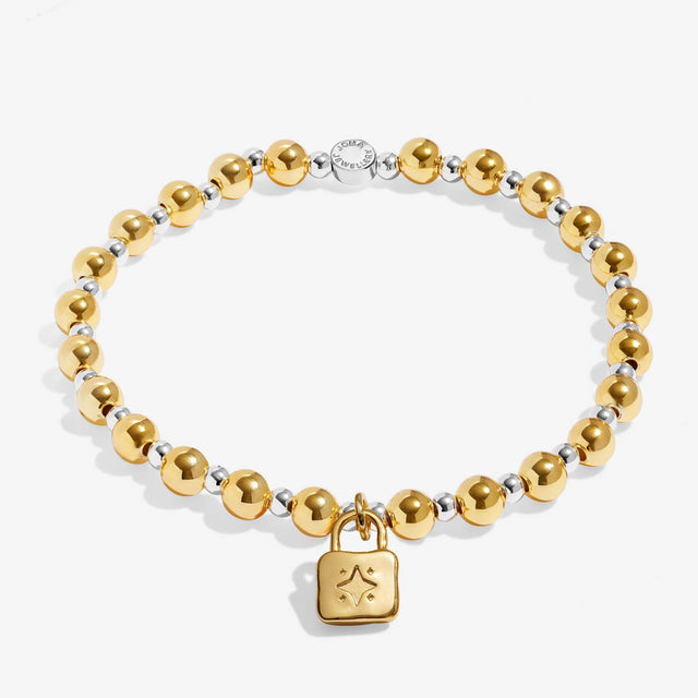 Joma Words To Treasure "Strength" with Pouch Bracelet