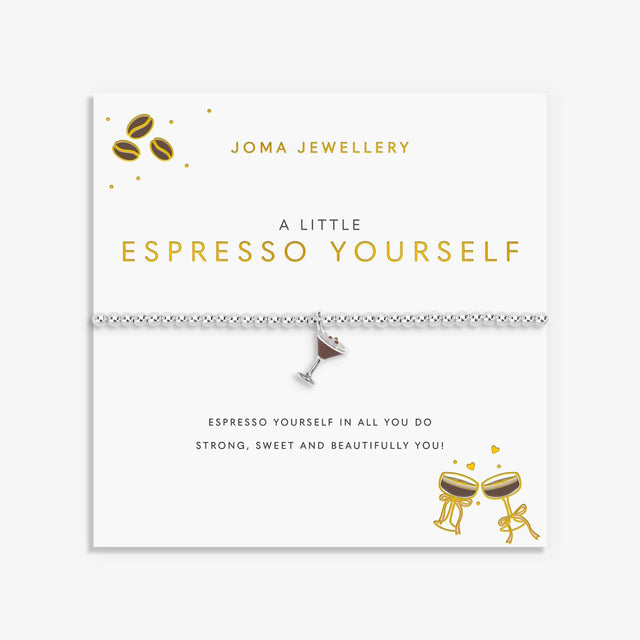 Joma "Espresso Yourself" Silver Bracelet