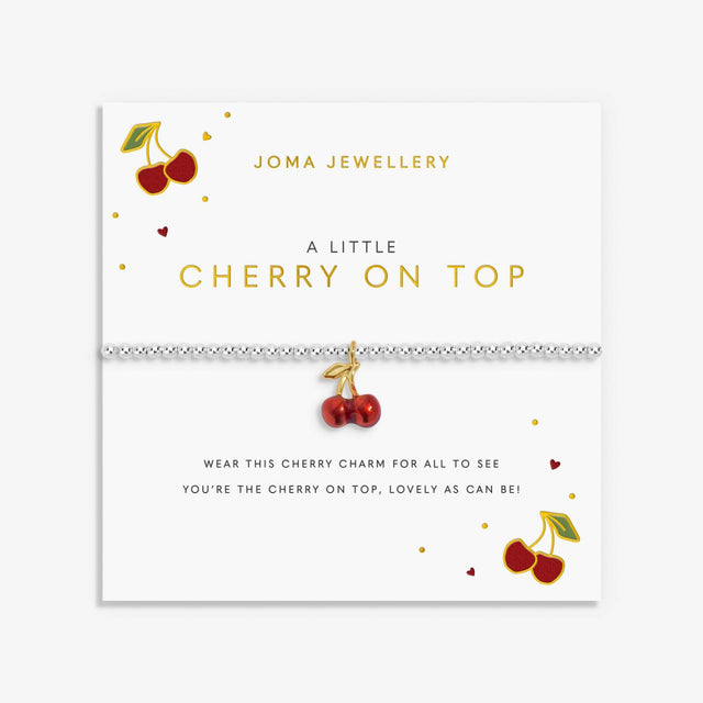Joma “Cherry On Top” Silver Bracelet