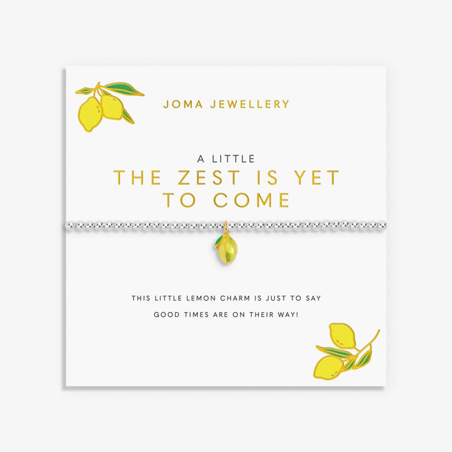 Joma "The Zest Is Yet to Come" Silver Bracelet