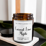 Coconut Lime Mojito Amber Jar Candle