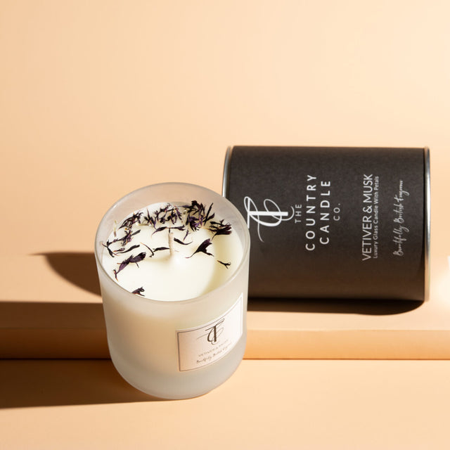 Vetiver & Musk 30cl Glass Candle