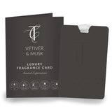 Vetiver & Musk Luxury Fragrance Card