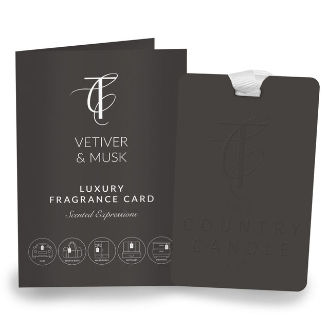 Vetiver & Musk Luxury Fragrance Card