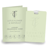 Lotus Flower & Waterlily Luxury Fragrance Card